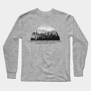 Screaming I Love Him Forest Long Sleeve T-Shirt